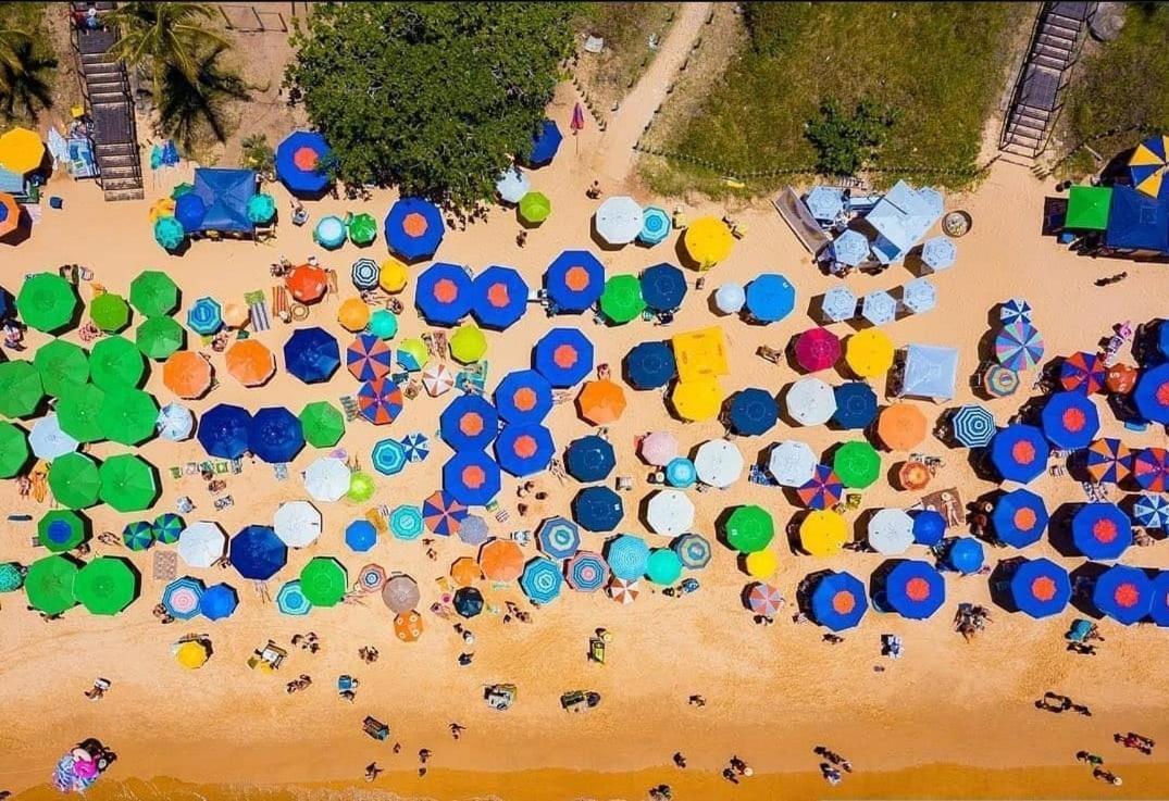 Apt Encantador Praia Do Morro 20 Metros Da Praia. Apartman Guarapari Kültér fotó