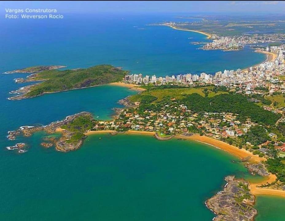 Apt Encantador Praia Do Morro 20 Metros Da Praia. Apartman Guarapari Kültér fotó