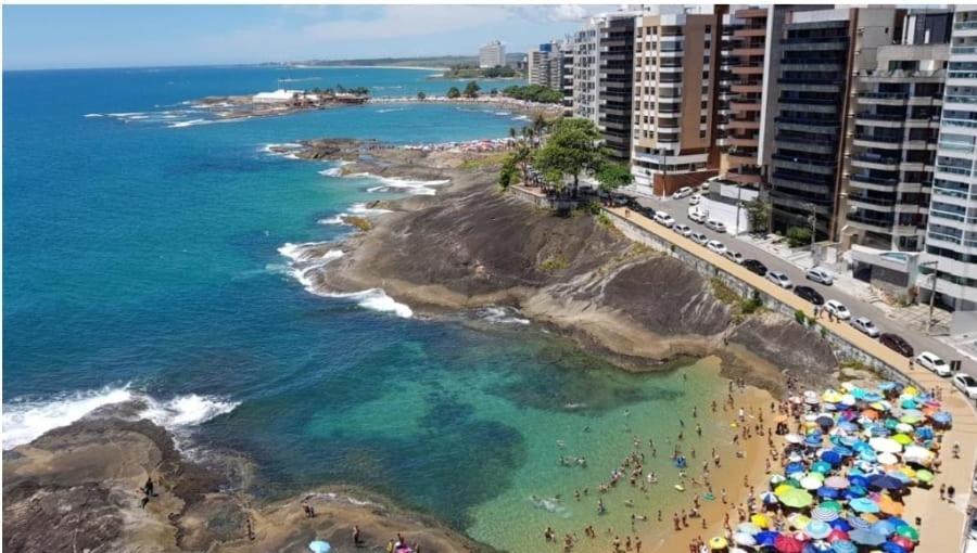 Apt Encantador Praia Do Morro 20 Metros Da Praia. Apartman Guarapari Kültér fotó