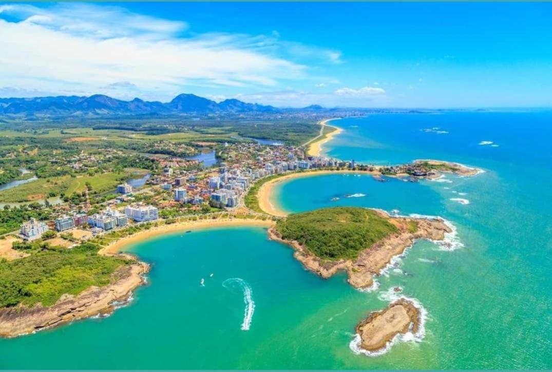 Apt Encantador Praia Do Morro 20 Metros Da Praia. Apartman Guarapari Kültér fotó